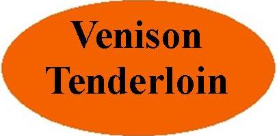 Orange Venison Tenderloin Label